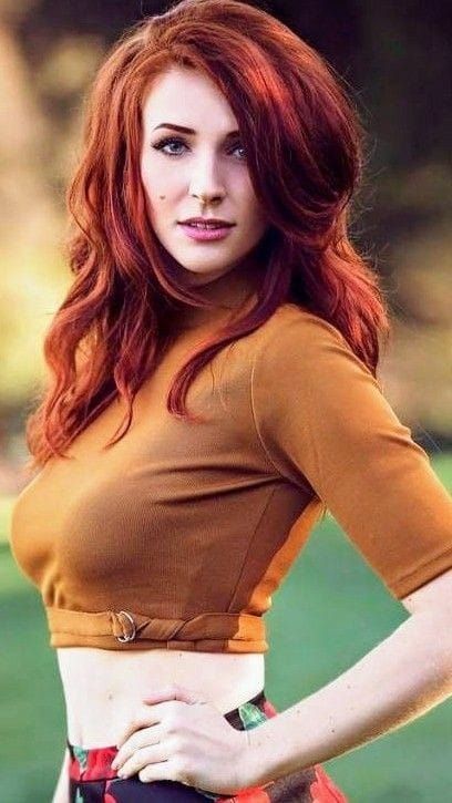 nude red head women - horniest porn star wife mastu