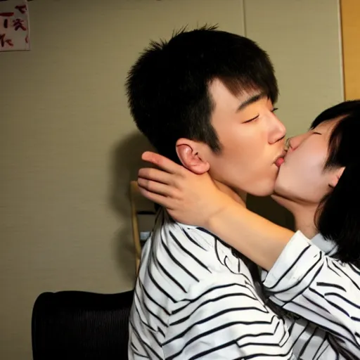 Amateur masturbatin foreign exchange Japanese Tongue Kissing night comic