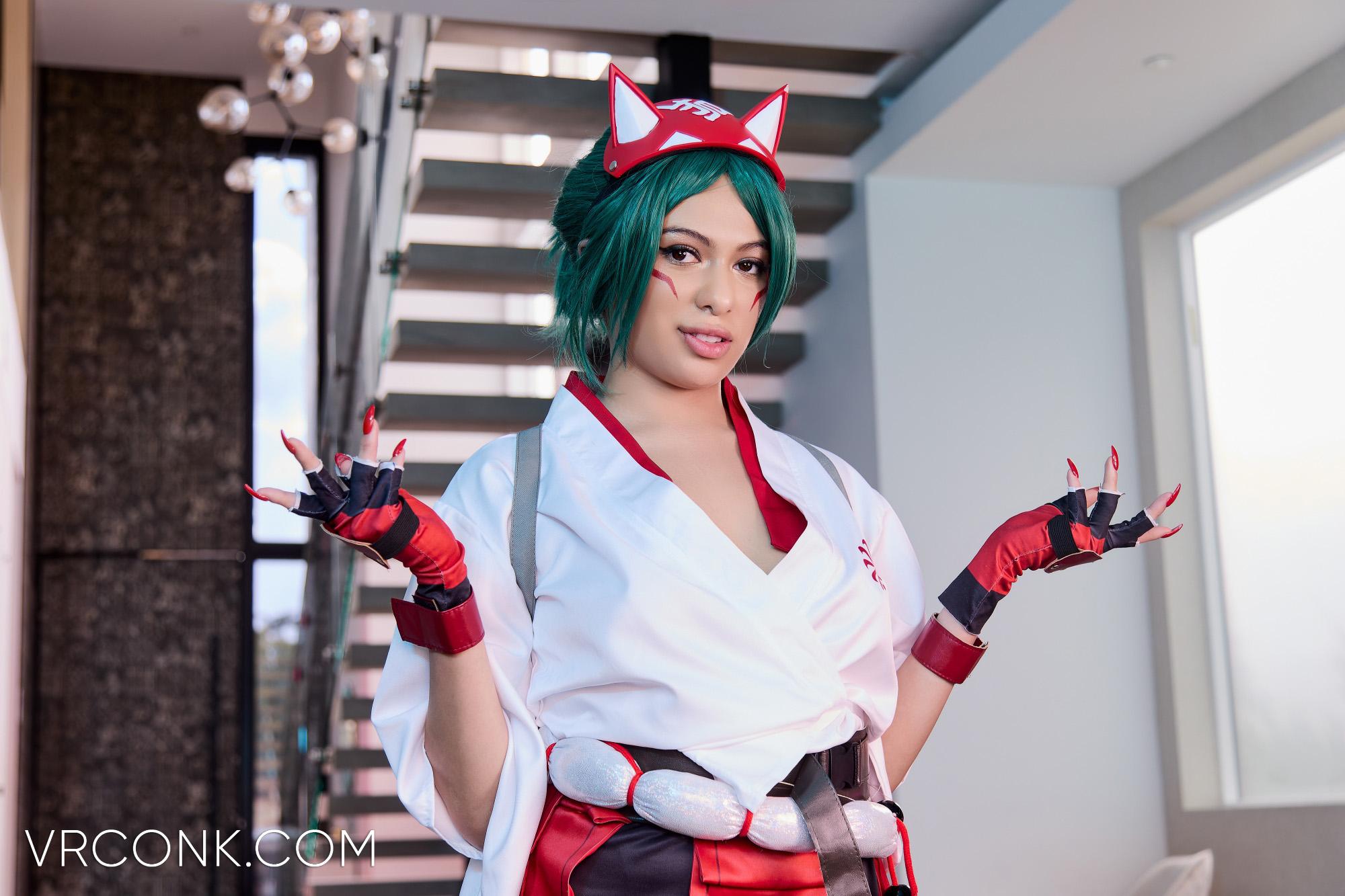 Kiriko Cosplay Porn stepmom lesbian