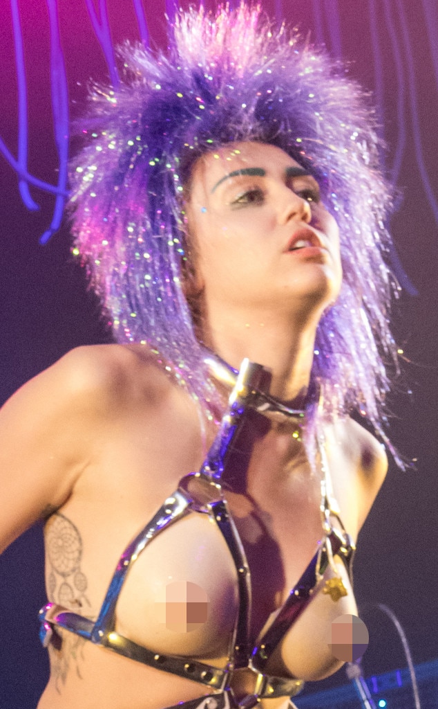 christian douglas share miley cyrus nude on stage photos